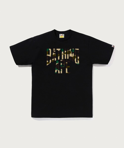A BATHING APE(アベイシングエイプ)の「1ST CAMO NYC LOGO TEE(Tシャツ/カットソー・メンズ・ブラック/ホワイト・MEDIUM/LARGE/X-LARGE/SMALL/XXX-LARGE/XX-LARGE)」の1枚目の写真