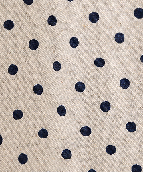 BEAMS BOY（ビームスボーイ）の「BEAMS BOY / ドット メディカルスカート（スカート・レディース・ベージュ/ネイビー・ONE SIZE）」の8枚目の写真