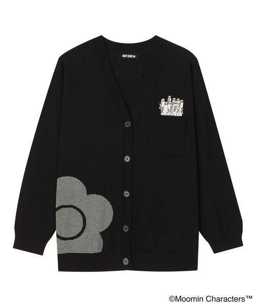 MARY QUANT(マリークワント)の「MOOMIN×MQ カーディガン(カーディガン/ボレロ・レディース・グレー/レッド/ブラック・M)」の7枚目の写真
