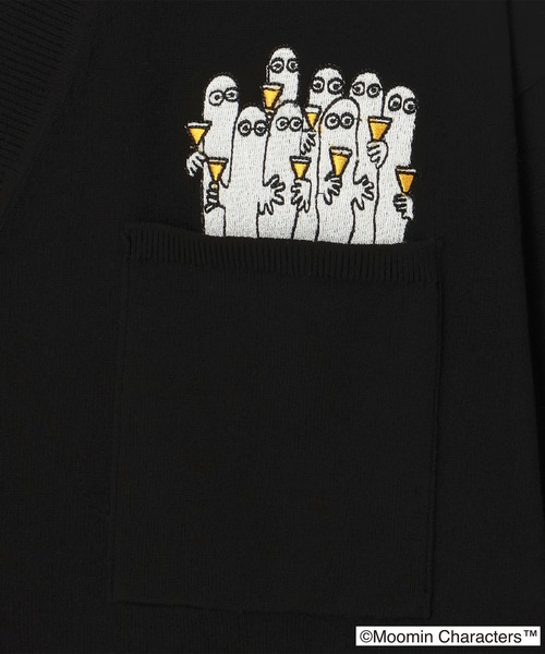 MARY QUANT(マリークワント)の「MOOMIN×MQ カーディガン(カーディガン/ボレロ・レディース・グレー/レッド/ブラック・M)」の9枚目の写真