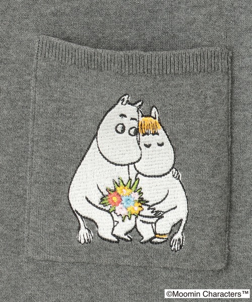 MARY QUANT(マリークワント)の「MOOMIN×MQ カーディガン(カーディガン/ボレロ・レディース・グレー/レッド/ブラック・M)」の17枚目の写真