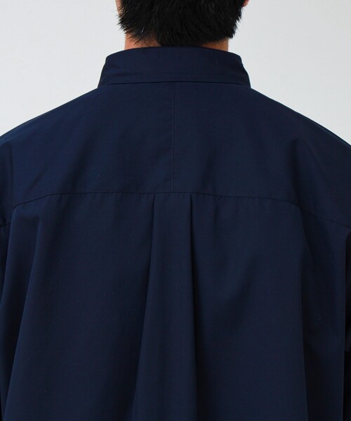 GLOSTER（グロスター）の「【上品なツヤ感と極上の着心地】supima cotton/スーピマコットン ロングスリーブシャツ（シャツ/ブラウス・メンズ・ダークネイビー/サックスブルー・L/M/S）」の21枚目の写真