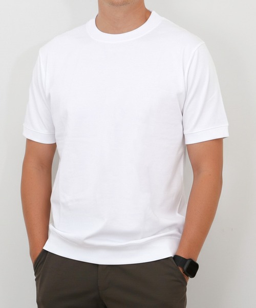 BACKYARD FAMILY(バックヤードファミリー)の「URBAN SQUARE PREMIUM ジャケット専用 半袖Tシャツ(Tシャツ/カットソー・メンズ・ブルーグレー/シルバー/ブラック/ホワイト・XL/L/M)」の2枚目の写真