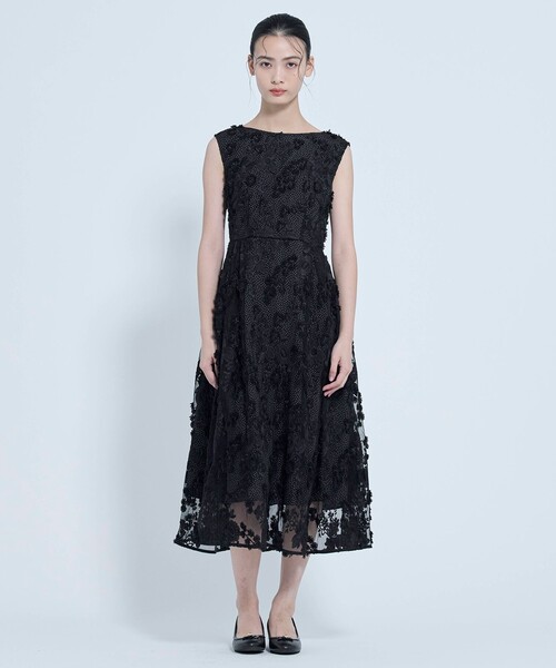 TOCCA(トッカ)の「IN SEA FLOWER ドレス(ワンピース・レディース・ライラック系5/ブラック系5・0/6/4/2)」の5枚目の写真