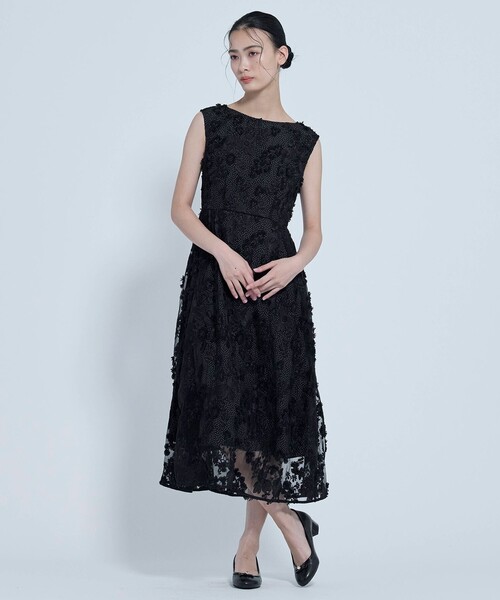TOCCA(トッカ)の「IN SEA FLOWER ドレス(ワンピース・レディース・ライラック系5/ブラック系5・0/6/4/2)」の6枚目の写真