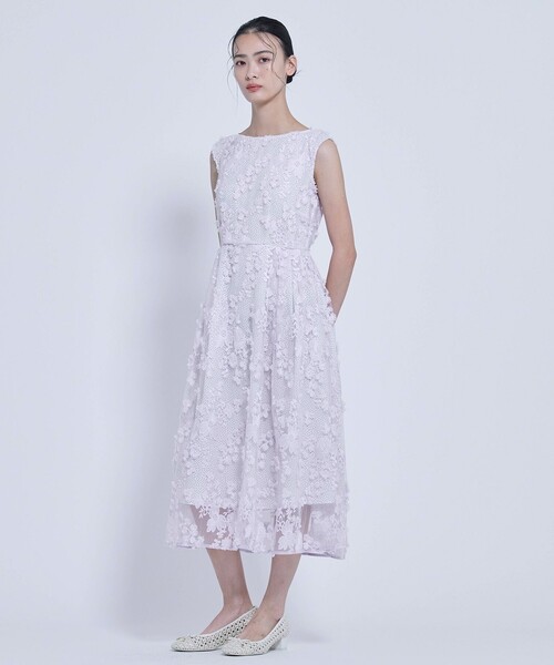 TOCCA(トッカ)の「IN SEA FLOWER ドレス(ワンピース・レディース・ライラック系5/ブラック系5・0/6/4/2)」の10枚目の写真