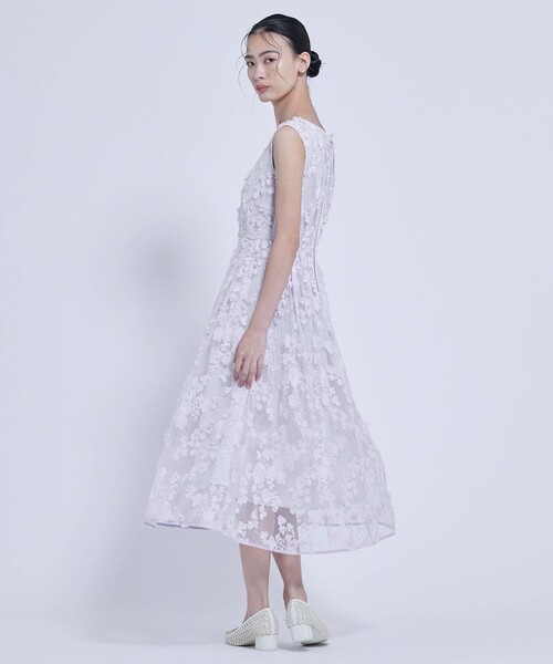 TOCCA(トッカ)の「IN SEA FLOWER ドレス(ワンピース・レディース・ライラック系5/ブラック系5・0/6/4/2)」の12枚目の写真