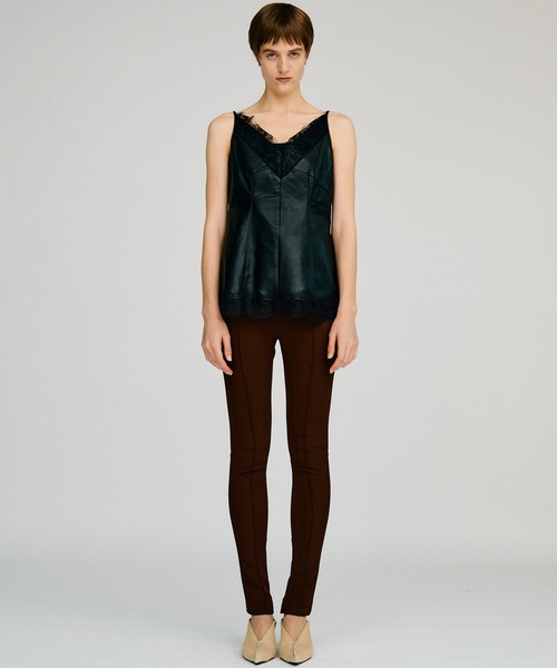 PRANK PROJECT(プランクプロジェクト)の「【2026Autumn Pre-Order】ベルテッドレギンス / Belted Leggings(その他パンツ・レディース・ブラウン/ネイビー/グレー・38/36)」の4枚目の写真