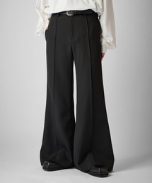 【Neucon】PINTUCK WIDE FLARE SLACKS / ピンタックワイドフレアスラックスパンツ