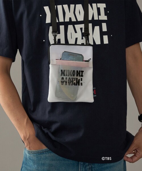 SHIPS(シップス)の「TBS日曜劇場VIVANT×SHIPS: シークレットVIVANTロゴ ネックサコッシュ(ショルダーバッグ・メンズ・ホワイト/ブラック・ONE SIZE)」の18枚目の写真