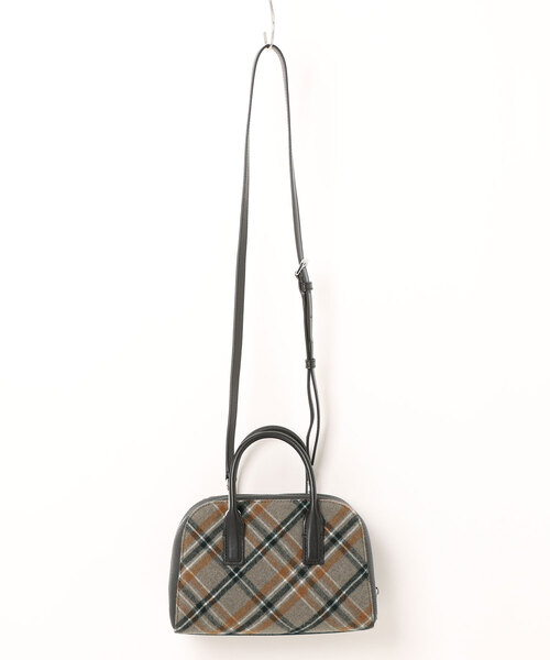 MICHAEL KORS(マイケルコース)の「ASHTON プレイドプリント ウールブレンド クロスボディ スモール(ショルダーバッグ・レディース・ブラック・FREE)」の2枚目の写真