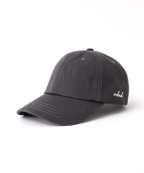 NOLLEY'S goodman(ノーリーズグッドマン)の「【nolnol/ノルノル】コットンツイルキャップ(キャップ・メンズ・ブラック/チャコールグレー/アイボリー・FREE)」の1枚目の写真
