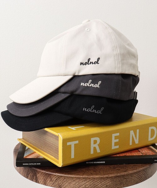 NOLLEY'S goodman(ノーリーズグッドマン)の「【nolnol/ノルノル】コットンツイルキャップ(キャップ・メンズ・ブラック/チャコールグレー/アイボリー・FREE)」の11枚目の写真