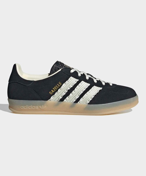 adidas(アディダス)の「ガゼル インドア / GAZELLE INDOOR W / アディダスオリジナルス adidas Originals(スニーカー・レディース・ブラック・23.5cm/24.0cm/23.0cm/22.5cm/25.0cm/25.5cm/26.0cm/26.5cm/27.0cm/27.5cm/22.0cm/28.0cm/24.5cm)」の1枚目の写真