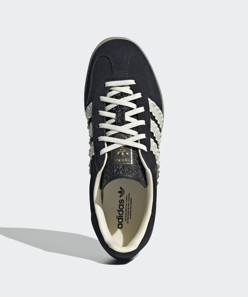adidas(アディダス)の「ガゼル インドア / GAZELLE INDOOR W / アディダスオリジナルス adidas Originals(スニーカー・レディース・ブラック・23.5cm/24.0cm/23.0cm/22.5cm/25.0cm/25.5cm/26.0cm/26.5cm/27.0cm/27.5cm/22.0cm/28.0cm/24.5cm)」の2枚目の写真