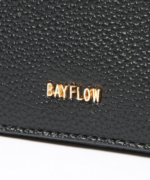 BAYFLOW(ベイフロー)の「ハンドルボックスショルダー(ハンドバッグ・レディース・ブラック/グレイッシュベージュ・FREE)」の19枚目の写真