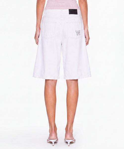 NICK&NICOLE(ニックアンドニコール)の「BUTTERFLY DENIM BERMUDA PANTS_IVORY(デニムパンツ・レディース・その他・SMALL/MEDIUM/LARGE)」の3枚目の写真
