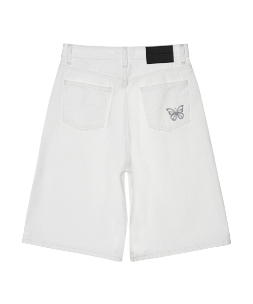 NICK&NICOLE(ニックアンドニコール)の「BUTTERFLY DENIM BERMUDA PANTS_IVORY(デニムパンツ・レディース・その他・SMALL/MEDIUM/LARGE)」の5枚目の写真