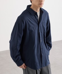 【EASY COMFORTシリーズ】ロイヤルオックス オーバーサイズ レギュラーカラー長袖シャツ＜UVカット・イージーケア＞