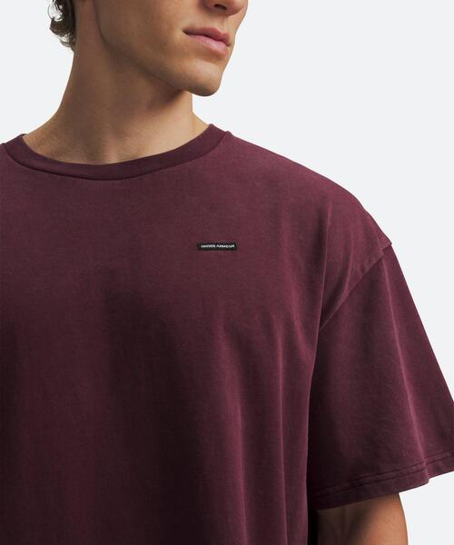 UNDER ARMOUR(アンダーアーマー)の「UAヘビーウェイト オーバーサイズ ウォッシュ ショートスリーブ Tシャツ(ライフスタイル/メンズ)(Tシャツ/カットソー・メンズ・レッド・XL/L/S/M/2XL/3XL)」の3枚目の写真