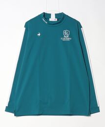 ルコックゴルフ フロントデザイン長袖モックネックシャツ