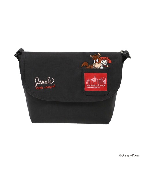 Manhattan Portage（マンハッタンポーテージ）の「NYLON MESSENGER BAG JR (SM) BP W/DIV MGNT 500D CORDURA / TOY / 26（メッセンジャーバッグ・レディース・ブラック・SMALL）」の2枚目の写真