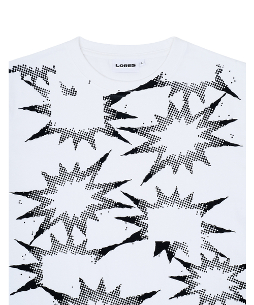 LORES（ロアス）の「Burst S/S Tee - White（Tシャツ/カットソー・レディース・その他・LARGE/MEDIUM/SMALL）」の8枚目の写真