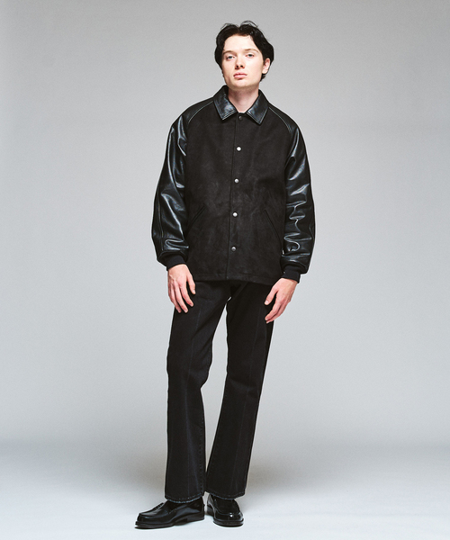 417 EDIFICE（フォーワンセブンエディフィス）の「【SKOOKUM / スクーカム】417別注 Leather AWARDジャケット（ライダースジャケット・メンズ・ブラック・LARGE/MEDIUM）」の4枚目の写真