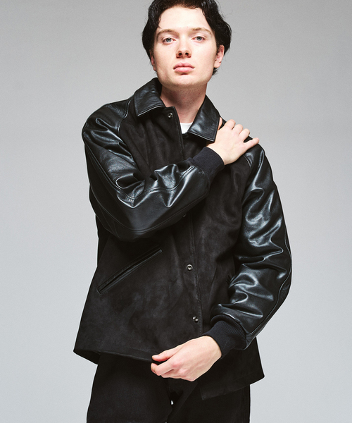 417 EDIFICE（フォーワンセブンエディフィス）の「【SKOOKUM / スクーカム】417別注 Leather AWARDジャケット（ライダースジャケット・メンズ・ブラック・LARGE/MEDIUM）」の9枚目の写真