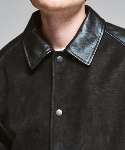 417 EDIFICE（フォーワンセブンエディフィス）の「【SKOOKUM / スクーカム】417別注 Leather AWARDジャケット（ライダースジャケット・メンズ・ブラック・LARGE/MEDIUM）」の13枚目の写真