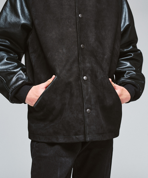 417 EDIFICE（フォーワンセブンエディフィス）の「【SKOOKUM / スクーカム】417別注 Leather AWARDジャケット（ライダースジャケット・メンズ・ブラック・LARGE/MEDIUM）」の14枚目の写真