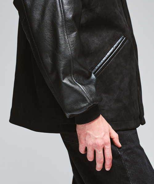 417 EDIFICE（フォーワンセブンエディフィス）の「【SKOOKUM / スクーカム】417別注 Leather AWARDジャケット（ライダースジャケット・メンズ・ブラック・LARGE/MEDIUM）」の16枚目の写真