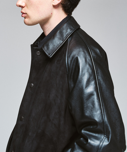 417 EDIFICE（フォーワンセブンエディフィス）の「【SKOOKUM / スクーカム】417別注 Leather AWARDジャケット（ライダースジャケット・メンズ・ブラック・LARGE/MEDIUM）」の21枚目の写真
