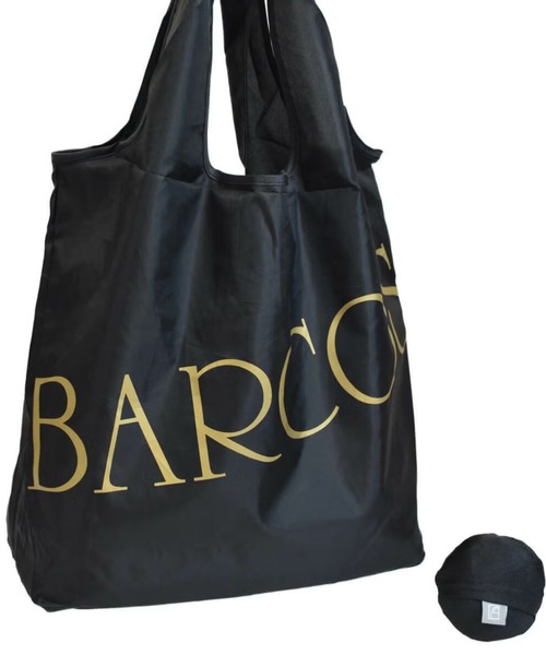 BARCOS(バルコス)の「【BARCOS/バルコス】エコバッグ(エコバッグ/サブバッグ・レディース・ブラック・ONE SIZE)」の2枚目の写真