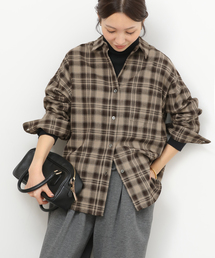 JOURNAL STANDARD relume（ジャーナルスタンダード　レリューム）の「《追加》CHECKオーバーサイズシャツ（シャツ/ブラウス）」