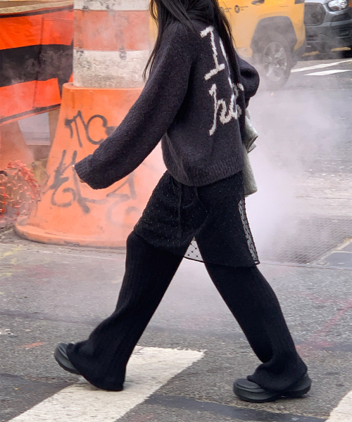 haag（ヘイグ）の「slender knit pants (black)（その他パンツ・レディース・その他・FREE）」の7枚目の写真