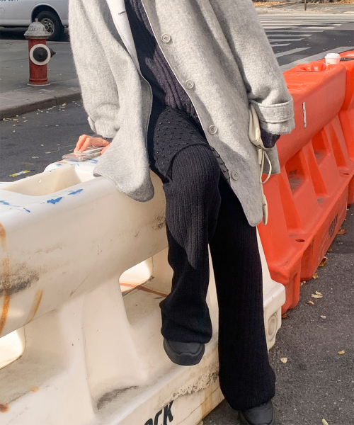 haag（ヘイグ）の「slender knit pants (black)（その他パンツ・レディース・その他・FREE）」の8枚目の写真