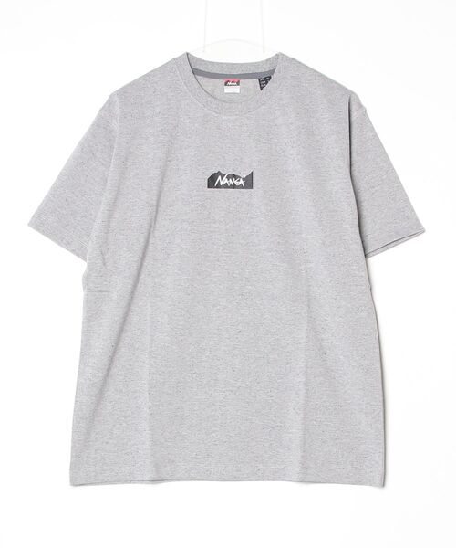 NANGA(ナンガ)の「【NANGA】ECO HYBRID MT LOGO TEE(Tシャツ/カットソー・メンズ・ホワイト/ブラック/グレー・S/M/L/XL)」の3枚目の写真