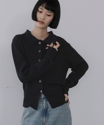メランジポロニットカーディガンLS 1068560