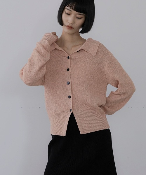 LOWRYS FARM（ローリーズファーム）の「メランジポロニットカーディガンＬＳ　1068560（ニット/セーター・レディース・ピンク/グレー/ブラック・FREE）」の11枚目の写真