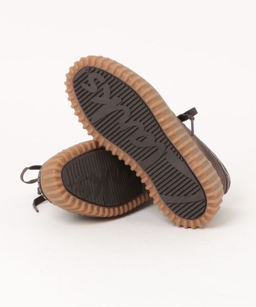 Clarks(クラークス)の「Clarks クラークス TORHILL MOSS【本革】レディースシューズ 厚底 ワラビ- ハイカット モカシン(トーヒルモス) 26327772 ダークブラウンインタレスト(モカシン/デッキシューズ・レディース・ダークブラウン・24.5cm/24.0cm/23.5cm/23.0cm/22.5cm)」の3枚目の写真