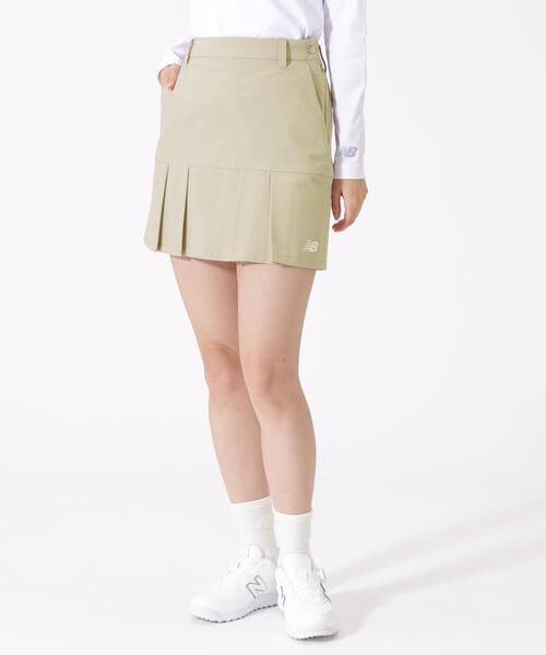 New Balance Golf（ニューバランスゴルフ）の「撥水 軽量 ソフトシェル プリーツスカート (WOMENS)（スカート・レディース・ブラック/ベージュ系その他2/ホワイト系その他・SMALL/MEDIUM/LARGE）」の3枚目の写真