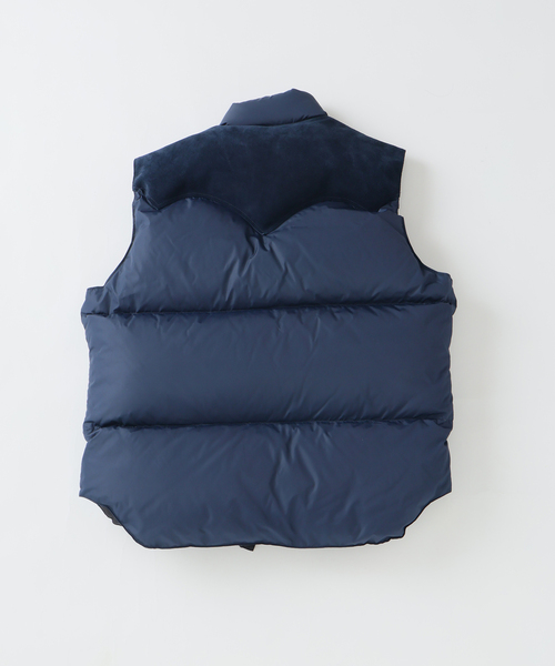 Rocky Mountain FeatherBed(ロッキー マウンテン フェザーベッド)の「RMFC(ロッキーマウンテン)別注 CHRISTY VEST(ダウンジャケット/コート・メンズ・ブラック/ネイビー・44/42)」の3枚目の写真