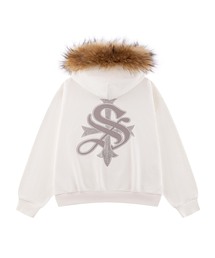 SUPPLIER / サプライヤー Faux Fur Cross Zip Hoodie