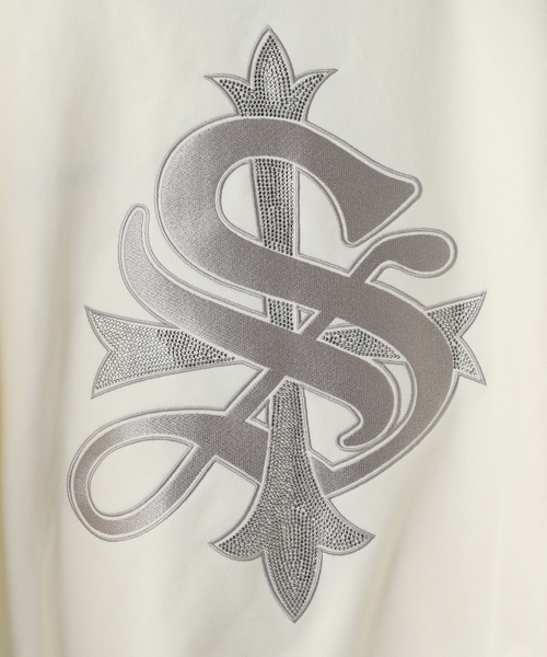 SUPPLIER（サプライヤー）の「SUPPLIER / サプライヤー Faux Fur Cross Zip Hoodie（パーカー・メンズ・アイボリー/ブラック・MEDIUM/LARGE）」の10枚目の写真