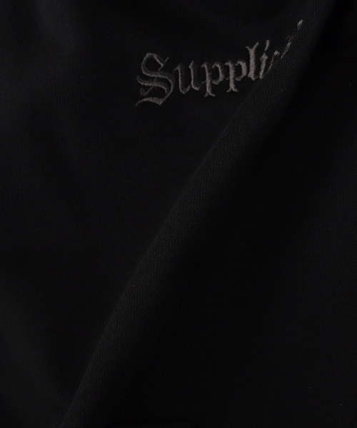 SUPPLIER（サプライヤー）の「SUPPLIER / サプライヤー Faux Fur Cross Zip Hoodie（パーカー・メンズ・アイボリー/ブラック・MEDIUM/LARGE）」の12枚目の写真