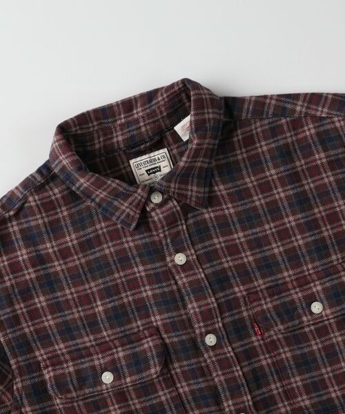Levi's（リーバイス）の「Levi's JACKSON WORKER チェックシャツ（シャツ/ブラウス・メンズ・ワイン系1・03/04/05）」の5枚目の写真
