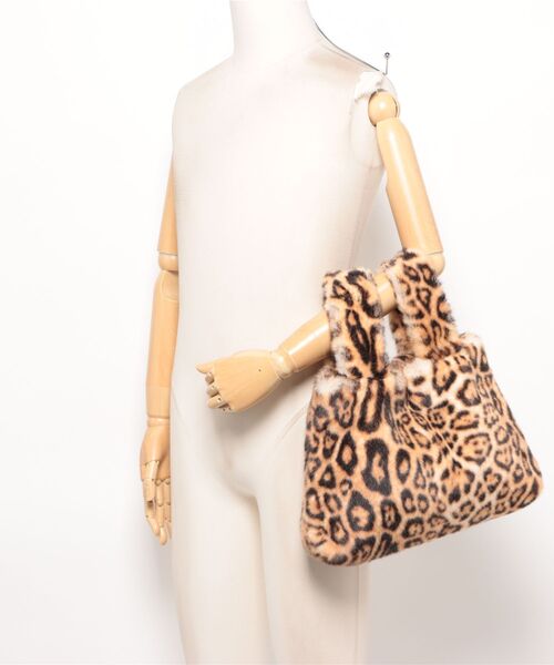 SIS（エスアイエス）の「SIS/エスアイエス/FUR BAG（ショルダーバッグ・レディース・ベージュ/ブラウン・F）」の6枚目の写真