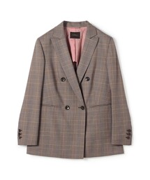 ローザグレンチェック ダブルブレストジャケット