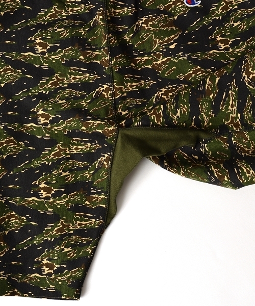 SHIPS(シップス)の「【WEB限定】Champion(チャンピオン)×SHIPS AUTHENTIC: 別注 リバースウィーブ ジャージー カモフラ/ショーツ■(その他パンツ・メンズ・ブラック/グレー/オリーブ・MEDIUM/LARGE/SMALL)」の12枚目の写真